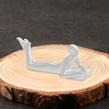 Maxbell Abstract Thinker Statue Resin Figurine Abstract Sculpture for Shelf Desk Bar Style A 18x7x7.5cm