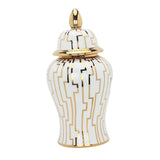 Maxbell Ginger Jar European Style Porcelain Storage Jar for Party Bedroom Collection