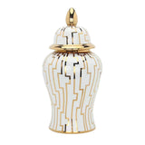 Maxbell Ginger Jar European Style Porcelain Storage Jar for Party Bedroom Collection