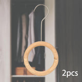 Maxbell Wooden Scarf Ring Holder Skirts Belt Tie Closet Organiser Hangers Space Saver Matte