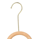 Maxbell Wooden Scarf Ring Holder Skirts Belt Tie Closet Organiser Hangers Space Saver Aureate