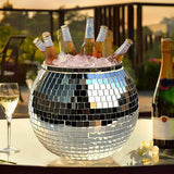 Maxbell Disco Ice Bucket 3L Barware Champagne Bucket for Celebration Bar Graduations