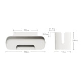 Maxbell Organizer Box Bed Hanging Bag Headboards Crib Bed Rail Bedside Storage Caddy White
