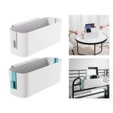 Maxbell Organizer Box Bed Hanging Bag Headboards Crib Bed Rail Bedside Storage Caddy White