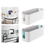 Maxbell Organizer Box Bed Hanging Bag Headboards Crib Bed Rail Bedside Storage Caddy White