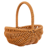 Maxbell Woven Baskets Romantic Flower Storage Basket for Wedding Photo Props Bedroom