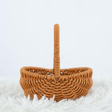 Maxbell Woven Baskets Romantic Flower Storage Basket for Wedding Photo Props Bedroom