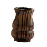 Maxbell Flower Vase Decoration Gift Wooden Plant Vase for Flower Arrangement Make up