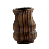 Maxbell Flower Vase Decoration Gift Wooden Plant Vase for Flower Arrangement Make up