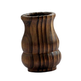Maxbell Flower Vase Decoration Gift Wooden Plant Vase for Flower Arrangement Make up