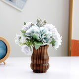Maxbell Flower Vase Decoration Gift Wooden Plant Vase for Flower Arrangement Make up