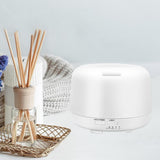 Maxbell Essential Oil Diffuser Mute Desktop Humidifiers for Living Room Home Bedside White