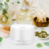 Maxbell Essential Oil Diffuser Mute Desktop Humidifiers for Living Room Home Bedside White