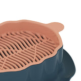 Maxbell Cats Grass Sprouter Tray with Drain Holes for Garden Greens Greenhouse Blue Orange