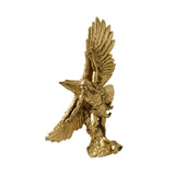 Maxbell Eagle Figurine Hawk Statue Resin Home Decor for Dining Room Mantle Adornment Soaring
