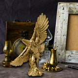 Maxbell Eagle Figurine Hawk Statue Resin Home Decor for Dining Room Mantle Adornment Soaring