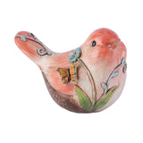 Maxbell Mini Cute Bird Statue Decorative Small Sculpture Animals Miniature Figurines Pink