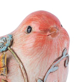 Maxbell Mini Cute Bird Statue Decorative Small Sculpture Animals Miniature Figurines Pink