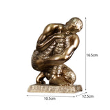 Maxbell Abstract Sculpture Sports Figure Figurine Human Body Statue Ornament Style C