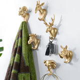 Maxbell Head Coat Hook Accessory Hanger for Bedroom Restaurant Hallway Aureate