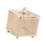 Maxbell Luxury Jewelry Box Women Jewellery Storage Case for Lady Home Decor Bathroom 13cm Height