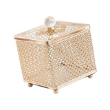 Maxbell Luxury Jewelry Box Women Jewellery Storage Case for Lady Home Decor Bathroom 13cm Height