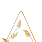 Maxbell Leaves Statue Figurine Home Desk Leaves Decorative Decoration Leaf Sculpture 7x7x19cm