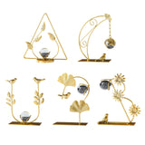 Maxbell Leaves Statue Figurine Home Desk Leaves Decorative Decoration Leaf Sculpture 7x7x19cm