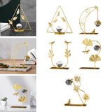 Maxbell Leaves Statue Figurine Home Desk Leaves Decorative Decoration Leaf Sculpture 7x7x19cm