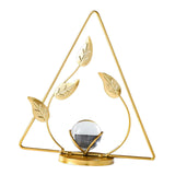 Maxbell Leaves Statue Figurine Home Desk Leaves Decorative Decoration Leaf Sculpture 7x7x19cm