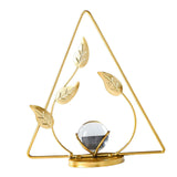 Maxbell Leaves Statue Figurine Home Desk Leaves Decorative Decoration Leaf Sculpture 7x7x19cm