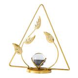 Maxbell Leaves Statue Figurine Home Desk Leaves Decorative Decoration Leaf Sculpture 7x7x19cm