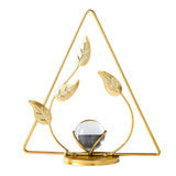 Maxbell Leaves Statue Figurine Home Desk Leaves Decorative Decoration Leaf Sculpture 7x7x19cm