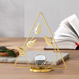 Maxbell Leaves Statue Figurine Home Desk Leaves Decorative Decoration Leaf Sculpture 7x7x19cm