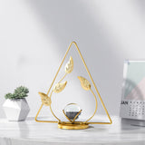 Maxbell Leaves Statue Figurine Home Desk Leaves Decorative Decoration Leaf Sculpture 7x7x19cm