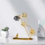Maxbell Leaves Statue Figurine Home Desk Leaves Decorative Decoration Leaf Sculpture 12x6x17cm