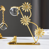 Maxbell Leaves Statue Figurine Home Desk Leaves Decorative Decoration Leaf Sculpture 12x6x17cm