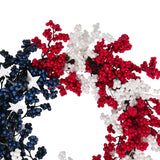 Maxbell Patriotic Independence Day Wreath Front Door Wreath for Window Festival Wall