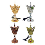 Maxbell Electric Incense Burner Ornament Censer Middle East for Home Bedroom Office Aureate