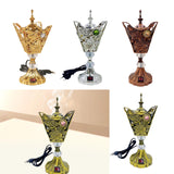 Maxbell Electric Incense Burner Ornament Censer Middle East for Home Bedroom Office Aureate