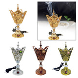 Maxbell Electric Incense Burner Ornament Censer Middle East for Home Bedroom Office Aureate