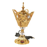 Maxbell Electric Incense Burner Ornament Censer Middle East for Home Bedroom Office Aureate