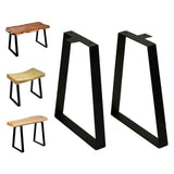 Maxbell 2x Metal Table Legs Iron Desk Legs DIY for Coffee Tables Night Stands Office