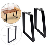 Maxbell 2x Metal Table Legs Iron Desk Legs DIY for Coffee Tables Night Stands Office