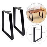 Maxbell 2x Metal Table Legs Iron Desk Legs DIY for Coffee Tables Night Stands Office