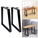 Maxbell 2x Metal Table Legs Iron Desk Legs DIY for Coffee Tables Night Stands Office