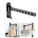 Maxbell Wall Hanging Mounted with 8 Hole Durable Folding for Closet Bathroom Balcony