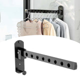 Maxbell Wall Hanging Mounted with 8 Hole Durable Folding for Closet Bathroom Balcony