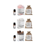 Maxbell Essential Oil Diffuser Set Centerpiece Diffuser Stone for Bedroom Dorm Party White Peach