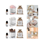 Maxbell Essential Oil Diffuser Set Centerpiece Diffuser Stone for Bedroom Dorm Party White Peach